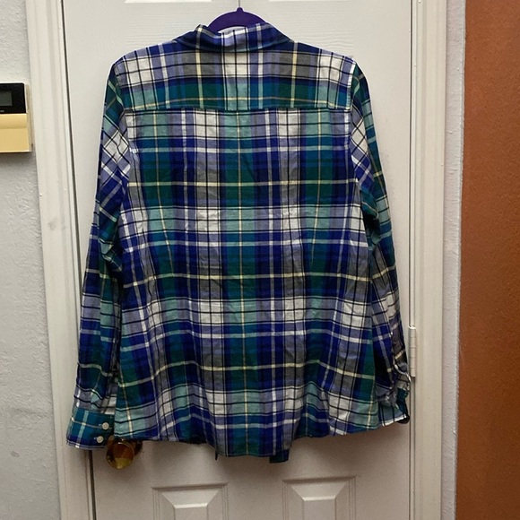 J.Crew Button-Down Long Sleeve Blouse XL - Picture 6 of 6